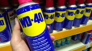 use wd 40 to remove tough stains from
