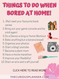 top things to do when you re bored in
