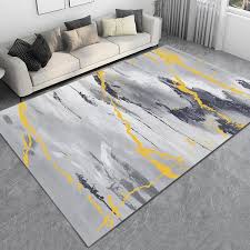 modern abstract rectangle rug indoor