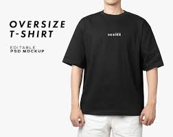 oversize t shirt mockup psd template
