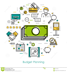 Money Control And Budget Planning Stock Vector