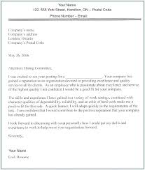 Samples Of A Cover Letter For A Job Example Cover Letters For Job