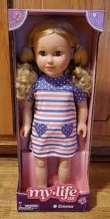 poseable emma doll with blonde hair