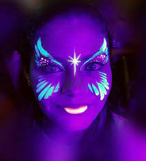 neon powder pigment makeup for