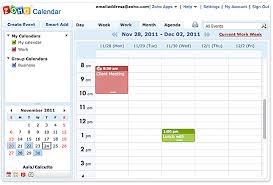 Zoho Free Online Appointment Scheduling Calendar Application