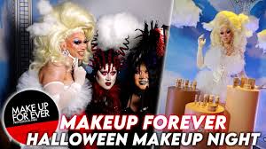 halloween party with makeup forever