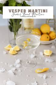 vesper martini recipe the james bond