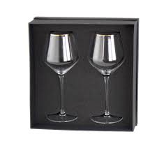 Promotional Pangra Gold Rim Wine Glass