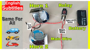 Older batteries will probably show a lower voltage. How To Install 4 Pin Horn Relay In Any Car Bike Or Scooty Installed Horn Relay In My Brezza Zxi Youtube