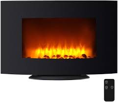 curved fireplace led heater