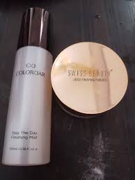 colorbar makeup setting spray and swiss