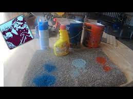 remove paint from carpet goof off