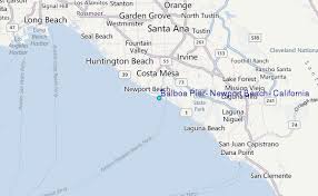 Balboa Pier Newport Beach California Tide Station Location