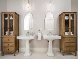 Toiletries With A Pedestal Sink