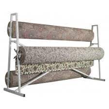 roll system for carpet display and