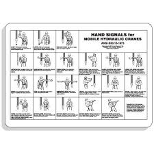 Crane Safety Signs Hand Signals For Mobile Hydraulic Cranes