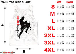 Muay Thai Shorts Size Chart Size Guide For Muay Thai