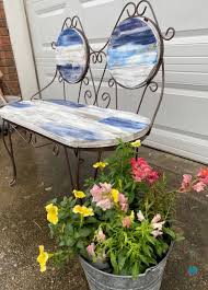 Vintage Garden Bench Upcycle At Blu