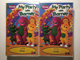 Barney best manners vhs movie hard to find! My Party With Barney 2 Vhs Tested Kideo Starring Cody Riley Ebay