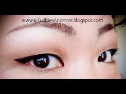 winged eyeliner for asian monolid and