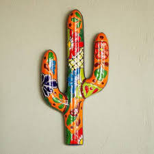 fl cactus talavera style ceramic