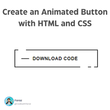 create an animated on with html and