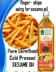 Besides being used as cooking oil in south india, sesame oil is often used to enhance flavour and as salad. Manufacturer Of Cooking Oil From Chennai Tamil Nadu By Natureway Agro Foods Cosmetics