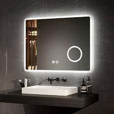 elegant bathroom mirror anti fog
