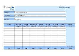 Free Time Card Templates A Template Lab Microsoft Project