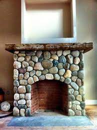 Stone Veneer Fireplace Rock Fireplaces