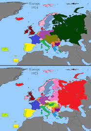 Europe in 1947 by mecanimetales. World Map 1914 Belgium Vtwctr