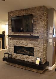 Stone Brick Fireplaces Family Room