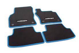 oettinger floor mats black blue fits