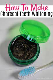 activated charcoal teeth whitening
