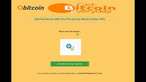 Get Free Bitcoin With Your Private Key Bitcoin Online