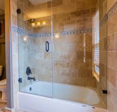 custom bathtub glass enclosures in