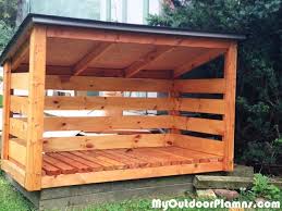 0 5 Cord Firewood Shed Plans Simple