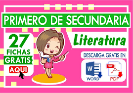 Fichas para imprimir para secundaria / fichas de actividades para ninos recursos educativos gratis : Literatura Autores Literarios Y Actividades Para Desarrollar 2021