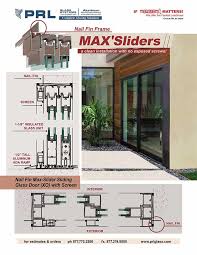Max Sliding Doors Nail Fin Frame With