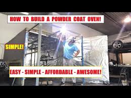 how to build a simple powder coat oven