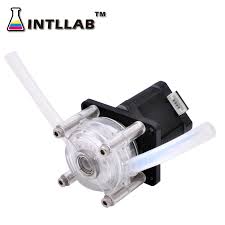 A motor turns a set of rollers that push a. Intllab Diy Peristaltic Pump Dosing Pump 12v Dc High Flowrate For Aquarium Lab Analytical Pumps Aliexpress