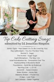 Wedding cake cutting songs from happy wife happy life. The Most Romantic Wedding Songs Of All Time Country Cake Cutting Songs For Weddings