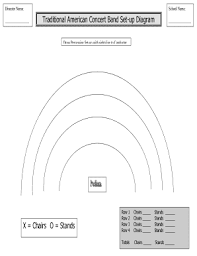Concert Band Seating Chart Pdf Form Fill Out And Sign
