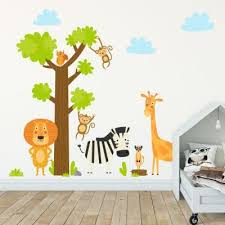 Jungle Scene Wall Sticker Pack Jungle