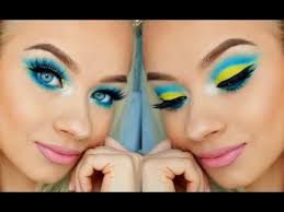 colorful summer makeup tutorial 2016