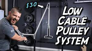 This is just something quick i made after seeing a video on brandon campbell's channel of a cable pulley system.pulley system kit (on amazon): How To Make Low Cable Pulley System Youtube