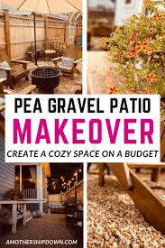 Pea Gravel Patio Makeover Create A