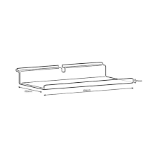 Slat Wall Shelves With Lip The