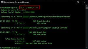 using command prompt in windows 10