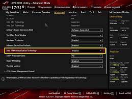 motherboard how to enable intel vmx